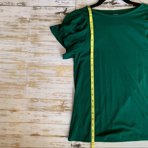 Old Navy Green Flutter Sleeve Top - Picture 4 of 5